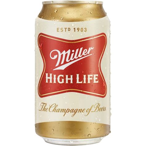 Miller High Life Beer Pk Fl Oz Cans Miller High Life Beer