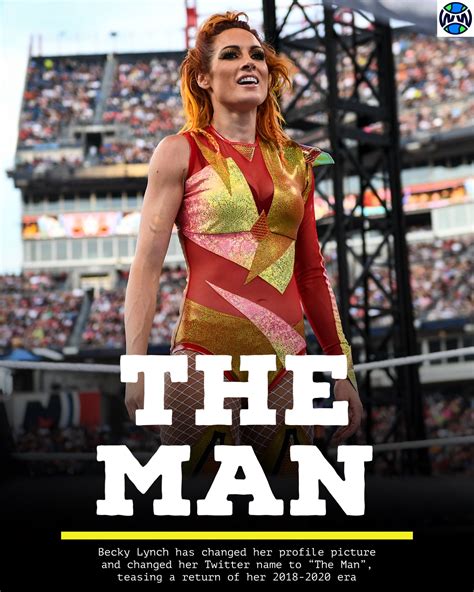wrestlingworldcc on twitter becky lynch teases returning to ‘the man persona 👀