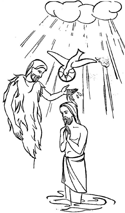 Our printable sheets for coloring in are ideal to brighten your family's day. Holy Spirit Baptism Of Jesus Coloring Pages : Best Place ...