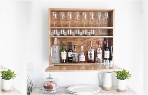 Wall Bar Cabinet Timely Creative Diy Ideas