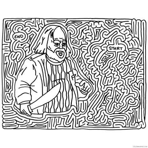 Puzzle Coloring Pages Maze Puzzles For Adults Printable 2021 4960