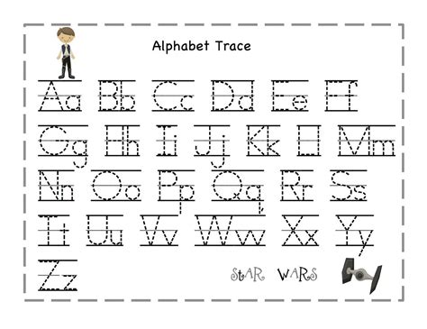 You can invite kids to imitate how to write letters in pictures or letters that are available. Trace Alphabet Letters for Children | Activity Shelter