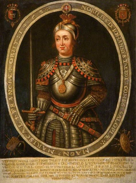 Knight Sir John Talbot 13831453 1st Earl Of Shrewsbury And