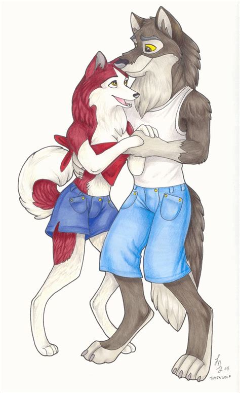 Balto And Jenna Anthro By Thorn Wolf Furry Wolf Furry Art Balto Film