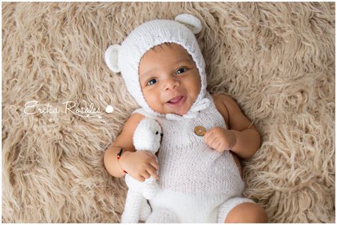 Milestone Baby Boy 3 Month Old Baby Photographer The Bronx Baby