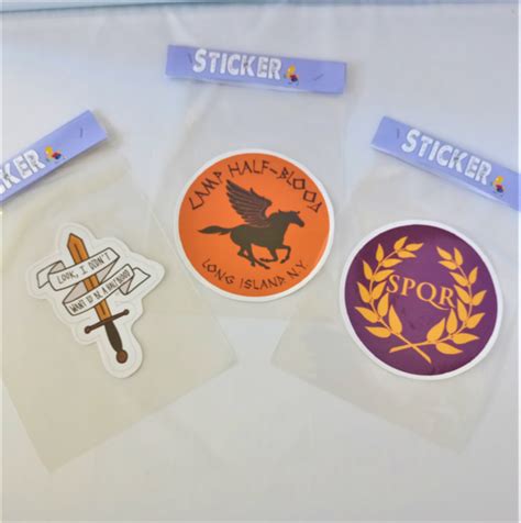 Stickers Percy Jackson Logos Slam Hobbies