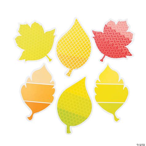 Painted Palette Leaves Bulletin Board Cutouts
