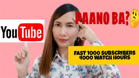 5 Tips Kung Paano Makakuha Agad Ng 1000 Subscribers 2020paano Dumami Ang Subscribers Youtube