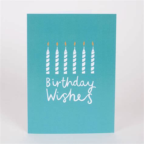 Birthday Wishes Greetings Card By Evermade