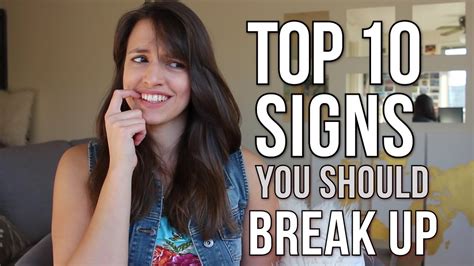 10 Signs You Should Break Up With Him Or Her Youtube