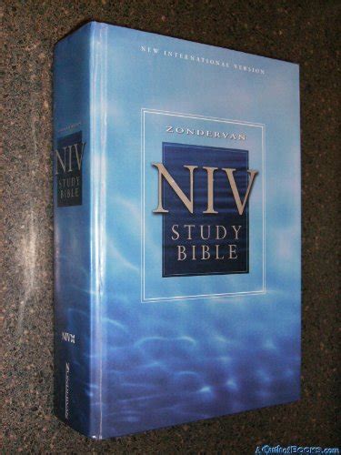 Zondervan Niv Study Bible Large Print By Barker Kenneth L New 2002