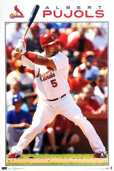 Albert Pujols Slugger St Louis Cardinals Mlb Action Poster Costac