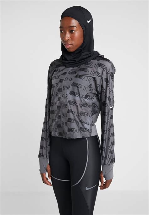 Nike Performance Pro Hijab Headscarf Blackwhiteblack Uk