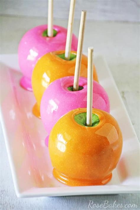 How To Make Candy Apples Any Color Click Over To Rose Bakes For The Recipe And Tons Of Tips To