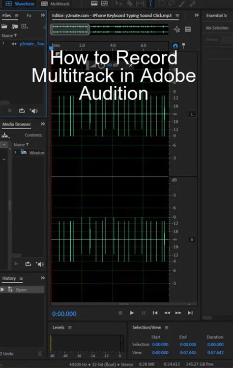 How To Record Multitrack In Adobe Audition