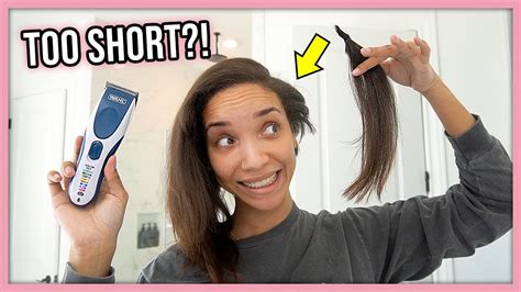 I Cut All My Hair Off 😬its Really Short Youtube