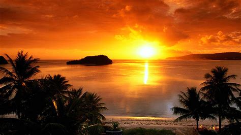 Wallpaper Paisaje Atardecer Sunset Nature Beach Sunset Wallpaper