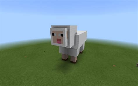 3d Minecraft Sheep I Built Hope You Like It And If You Want To Please See My Other Builds