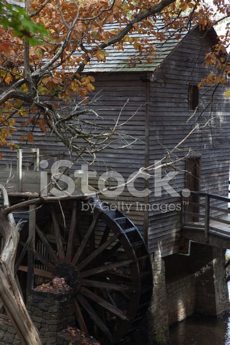 Old Grist Mill With Water Wheel Stock Photo Royalty Free Freeimages
