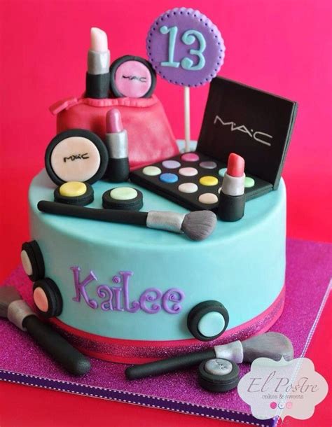 Cake Makeup Birthday Cakes 13 Birthday Cake Birthday Cakes For Teens