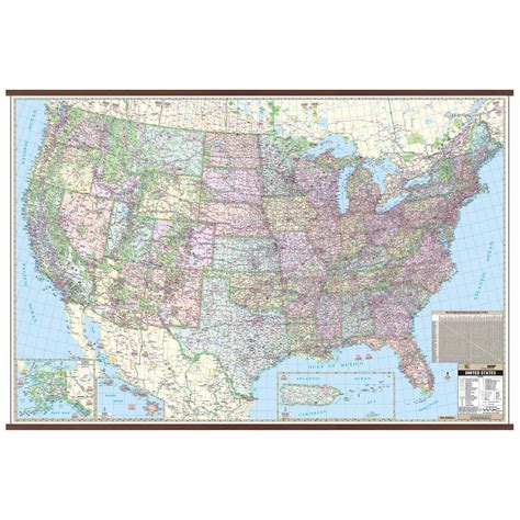 Us Large Scale Wall Map Shop United States Wall Maps My XXX Hot Girl