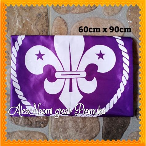 Jual Bendera Pramuka Bendera Wosm Pandu Dunia Kecil Shopee Indonesia