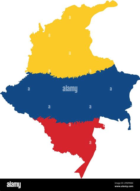 Mapa De Colombia Imagen Vector De Stock Alamy