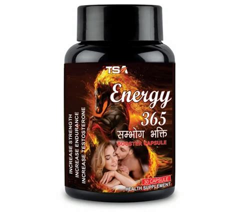 Tsa Energy 365 Ayurvedic Sex Power Capsulesex Time Booster Medicine