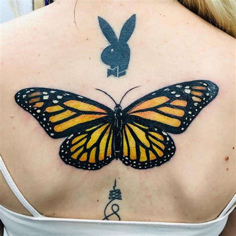 Corki Ultimate Monarch Butterfly Flower Tattoo Trending Butterfly Tattoo Design Ideas For