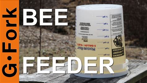 Heres A Homemade Bucket Bee Feeder I Made To Feed The Honeybees Sugar