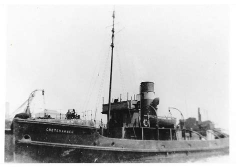 The Sunken Concrete Tug Cretehawser When She Was A Working Tug Marine