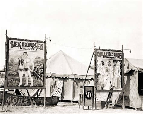 vintage photo live sex carnival peep show print poster nudes etsy