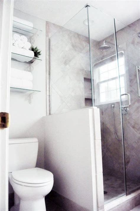 Neutral Bathroom With Glass Shower Enclosure Benjamin Moore Gray Owl