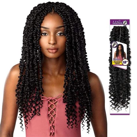 Passion Twist 18 Lulutress Synthetic Crochet Braid — Hair To Beauty