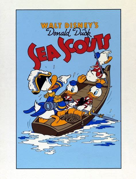 Donald Duck Sea Scouts Met Afbeeldingen Disney Filmposters