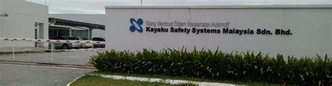 Continental platform (m) sdn bhd, incorporated in malaysia in the year 2005. KAYAKU SAFETY SYSTEMS MALAYSIA SDN BHD