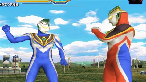Sieu Nhan Game Play Ultraman Agul Và Ultraman Gaia Tag Battle Mode