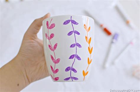 Diy Hand Painted Mug Delicious And Diy Painted Mugs Hand Painted