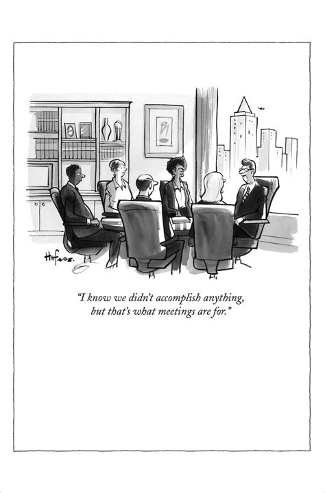 The New Yorker What Meetings Are For Funny Greeting Card Cards