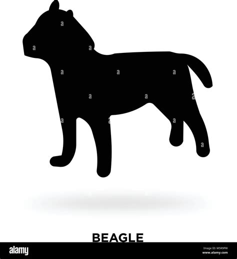 Dog Silhouette Beagle High Resolution Stock Photography And Images Alamy