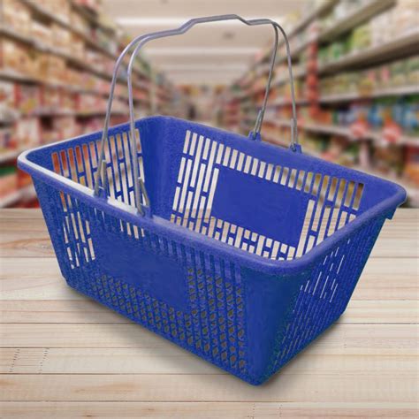 Multi Color Plastic Shopping Baskets 12 Pack The Brenmar Company