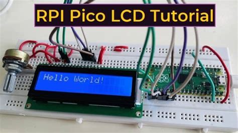 Interfacing 16x2 Lcd Display With Raspberry Pi Pico