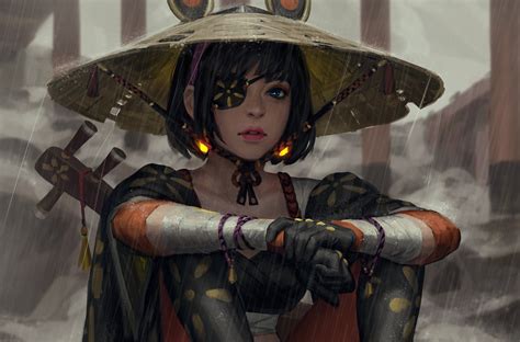 Guweiz On Twitter Female Samurai Art Female Samurai S