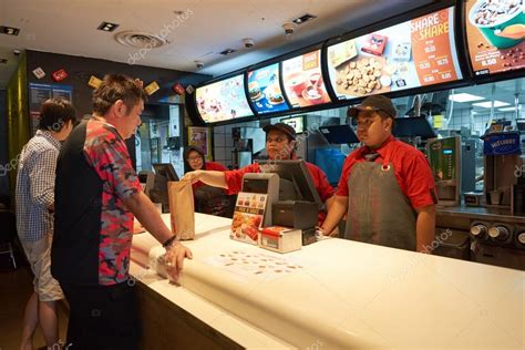 Last week, to close out the promotion of its widely hyped bts meal, mcdonald's released not one, but two new lines of merchandise to accompany the. Inside of McDonald's restaurant - Stock Editorial Photo © teamtime #125313764