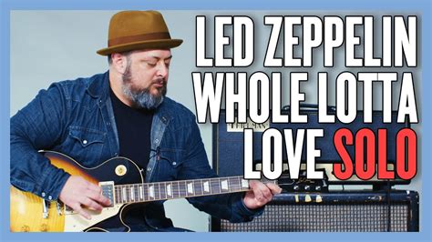 Led Zeppelin Whole Lotta Love Solo Guitar Lesson Tutorial Youtube