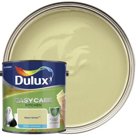 Dulux Easycare Kitchen Matt Emulsion Paint Melon Sorbet 25l Wickes