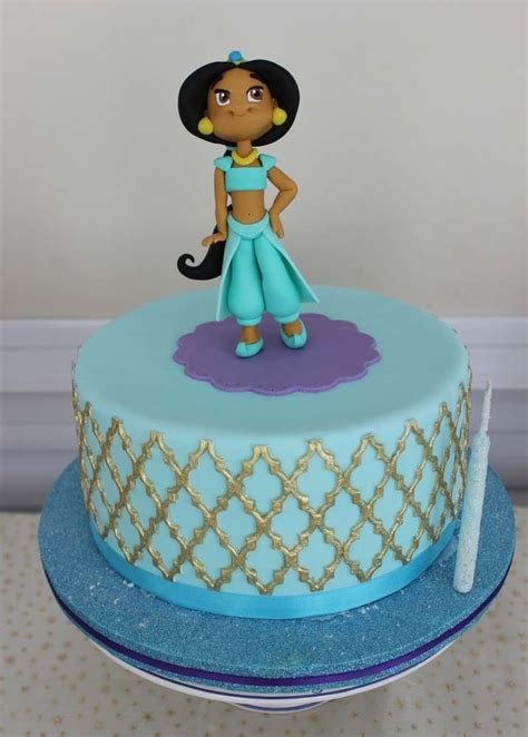 Princess Jasmine Cake Disney Birthday Cakes Jasmine Birthday Cake