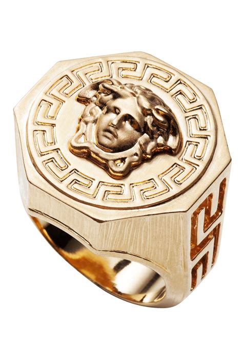 Stand Out The Crowd Choosing This Matchless Gold Medusa Ring Versace