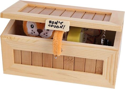buy don t touch useless box don t wake me box wooden electronic usb box fun interactive toy for