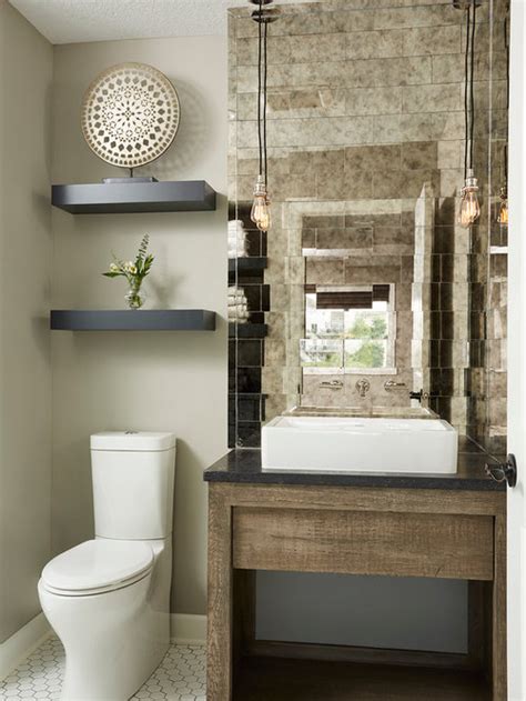 Best Powder Room With A Vessel Sink Design Ideas And Remodel Pictures Houzz